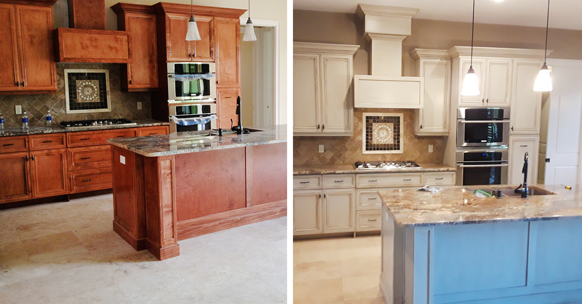 Glazing Kitchen Cabinets